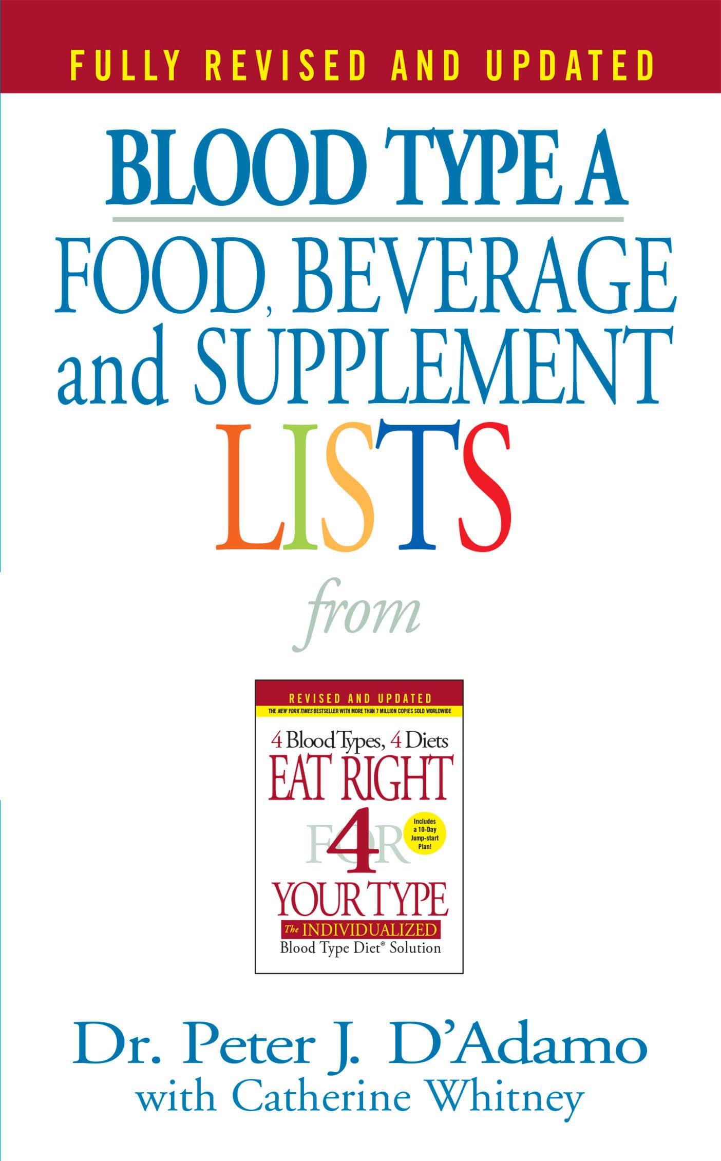 Blood Type a Food, Beverage and Supplement Lists Leisure, Home & Garden