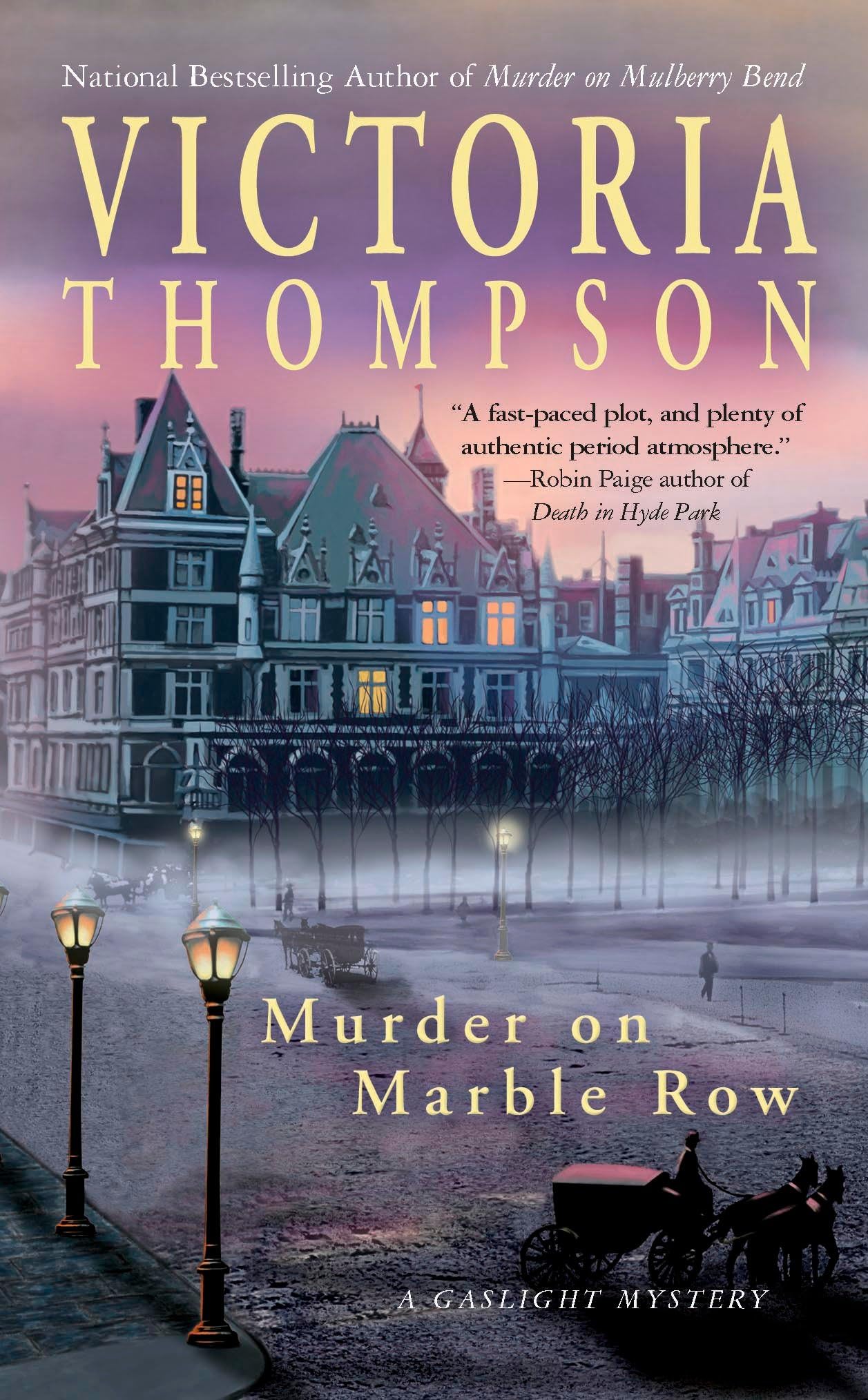 Murder on Marble Row Historical Fiction