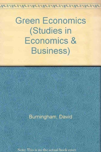 Studies in Economics and Business: Green Economics Business, Finance & Career