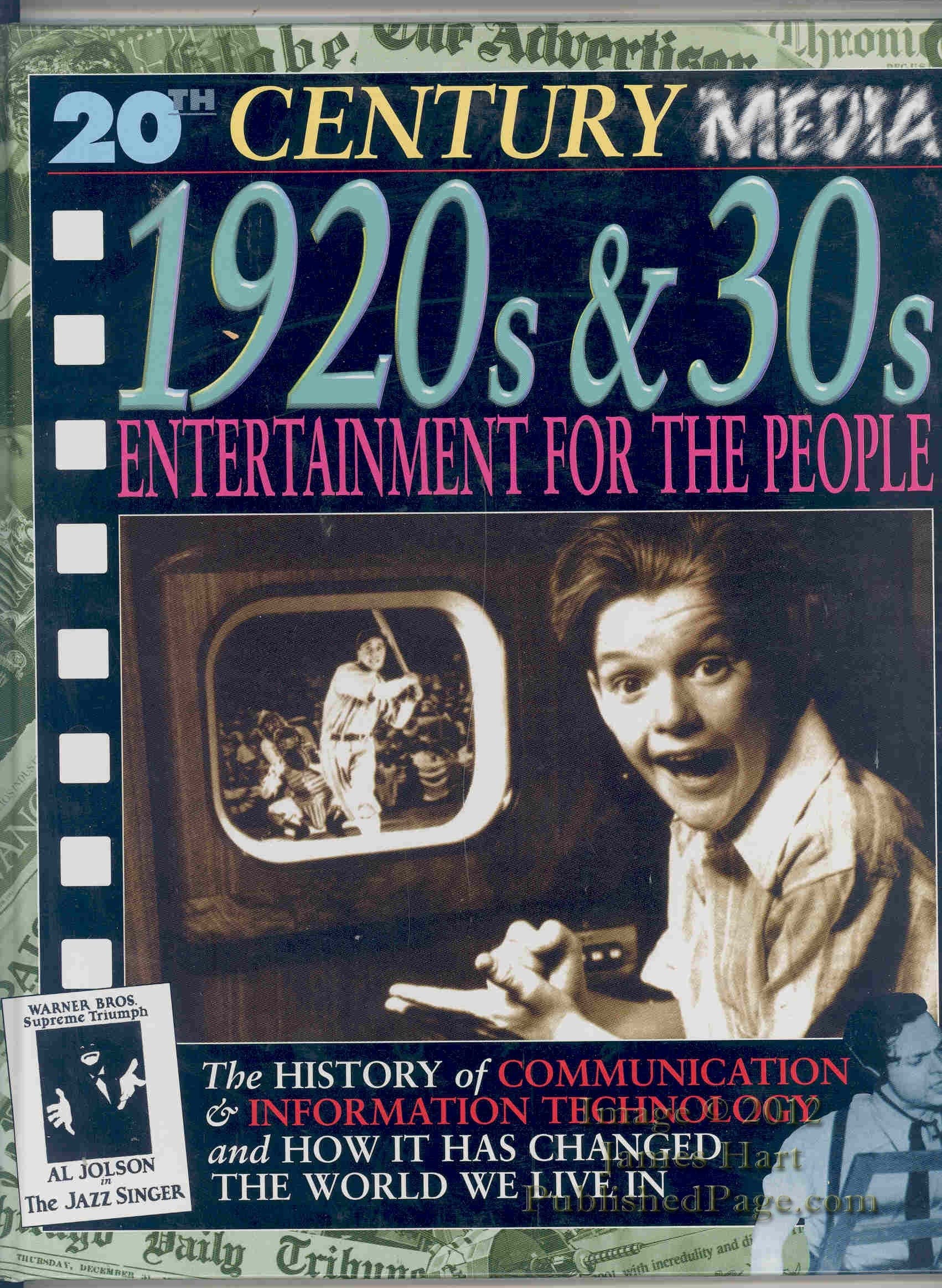20th Century Media: 1920's and 1930's: Entertainment For ThePeople HB Professional & Reference Books