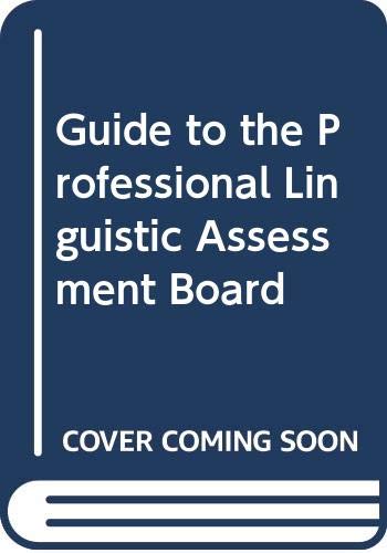 Guide to the Professional Linguistic Assessment Board Medicine