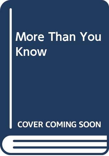 Product Image: More Than You Know