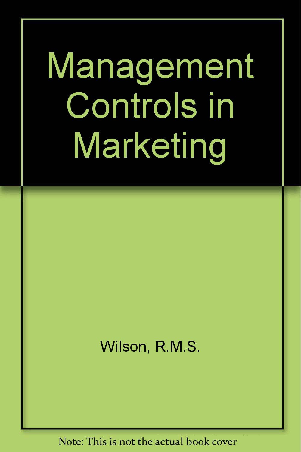 Management Controls in Marketing Books