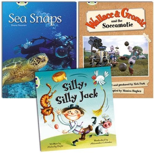 Learn to Read at Home with Bug Club Green Pack (2 fiction and 1 non-fiction) Novels & Short Stories