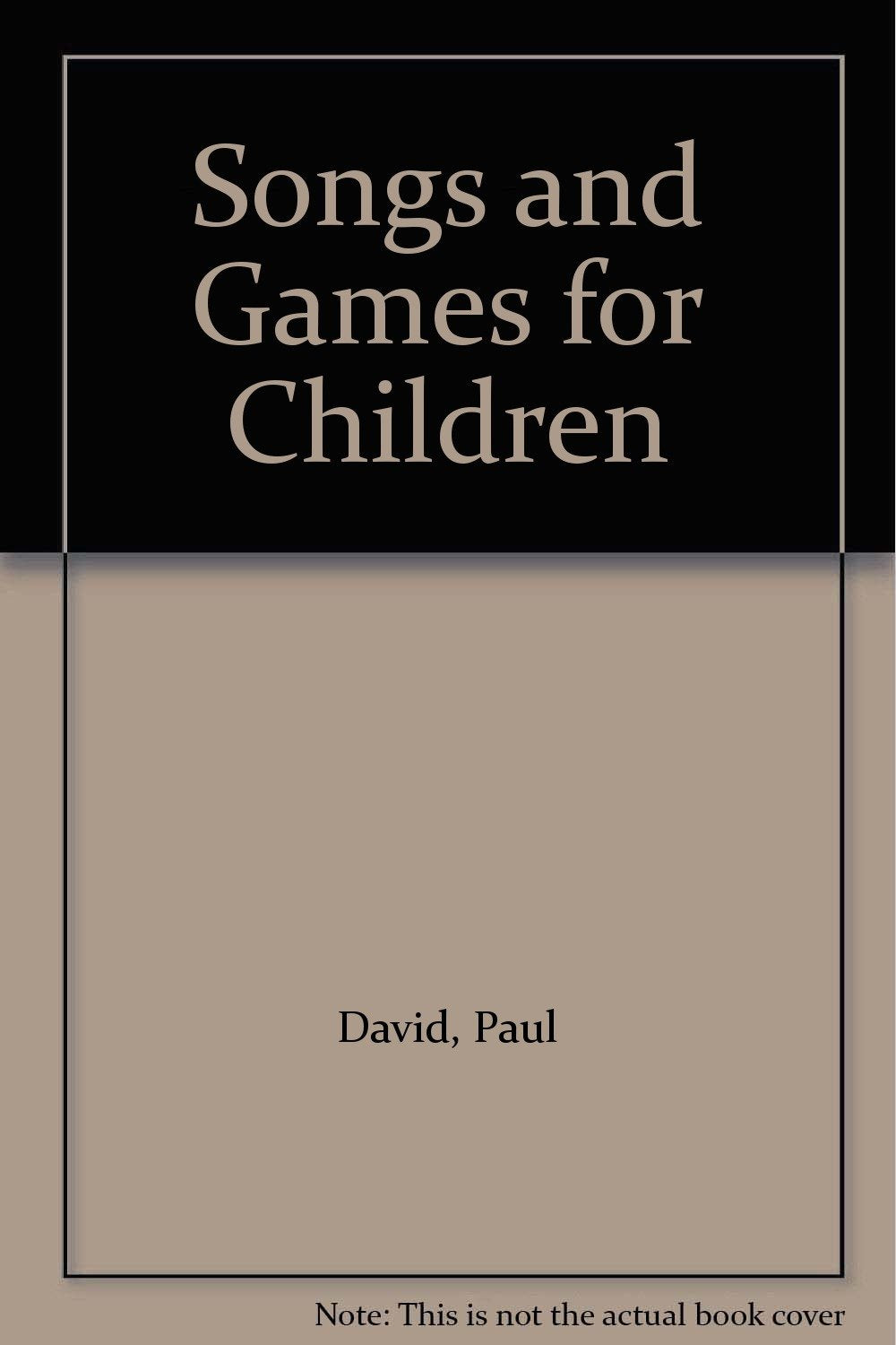 Songs And Games For Children Book Foreign Languages ​​& Dictionaries