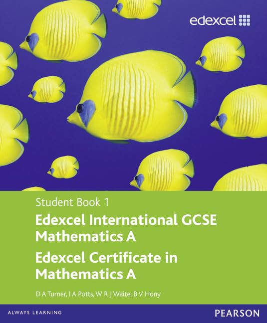 Edexcel International GCSE Mathematics A Student Book 1 with ActiveBook CD Professional & Reference Books