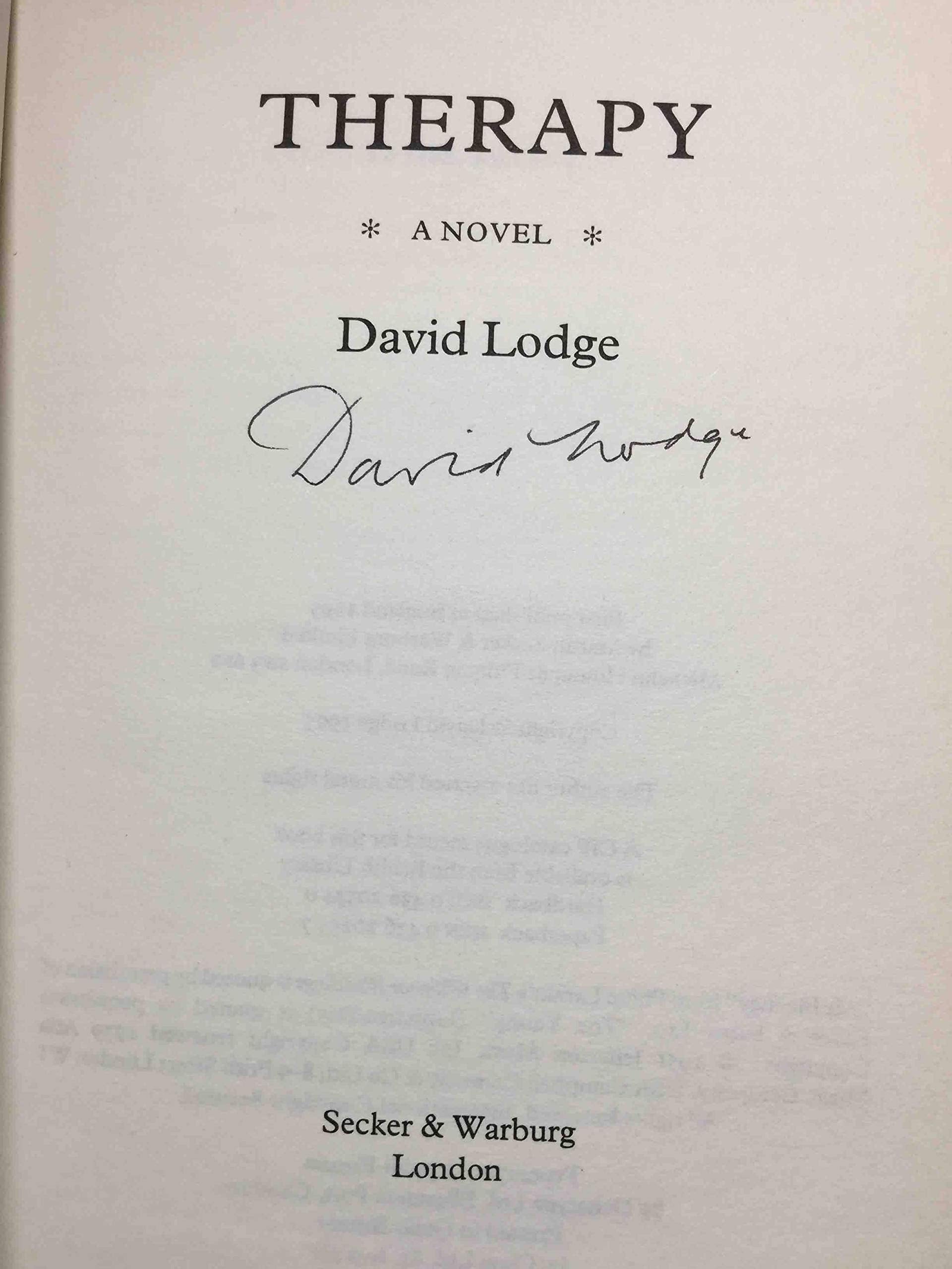 Therapy Contemporary literature