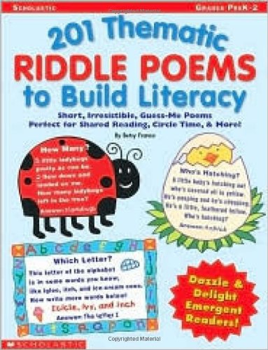 201 Thematic Riddle Poems to Build Literacy Grades Pre K-2 Books