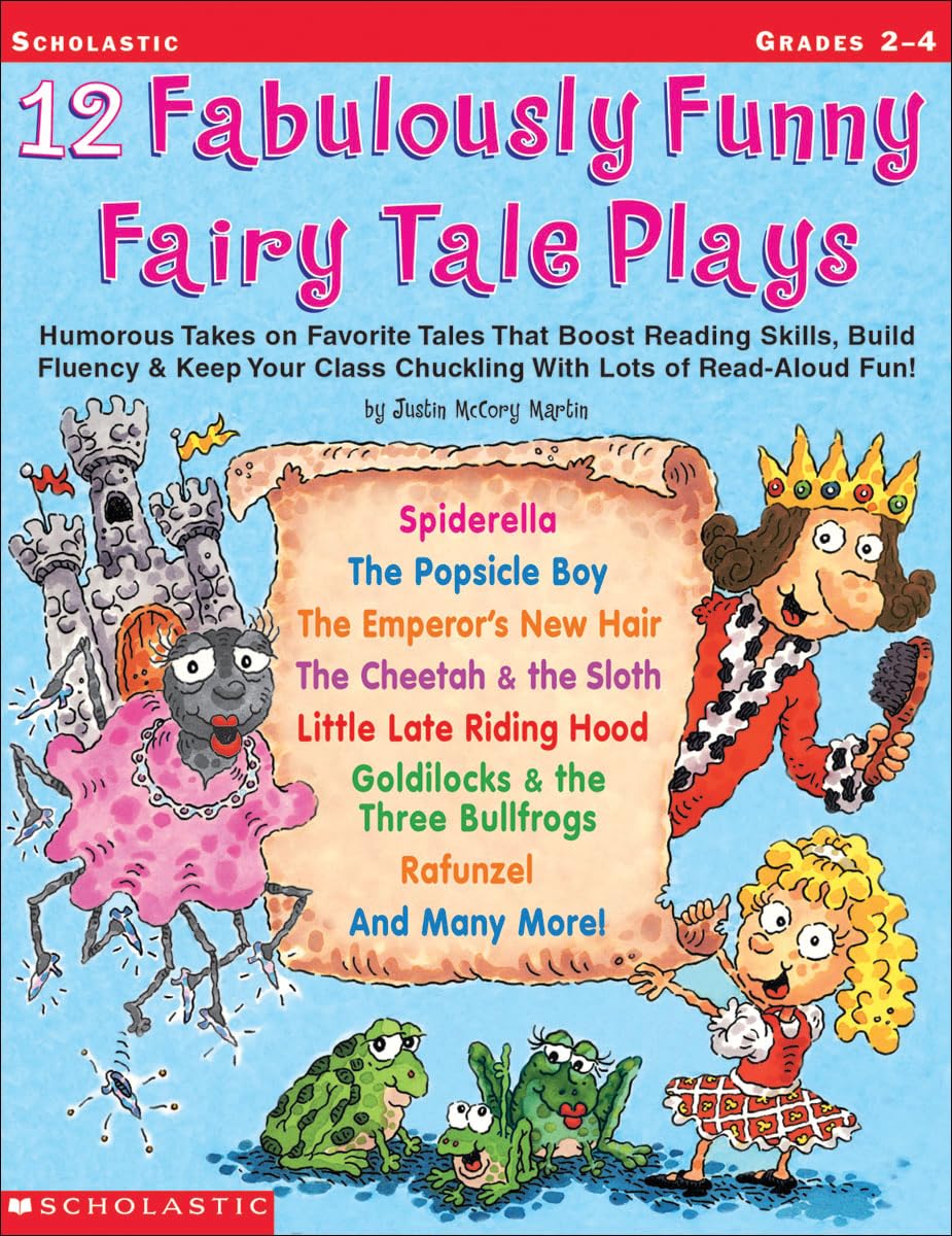 12 Fabulously Funny Fairy Tale Plays Books
