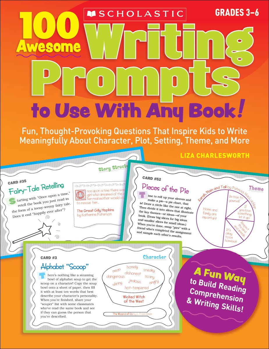 100 Awesome Writing Prompts: To Use With Any Book! Media & Communication