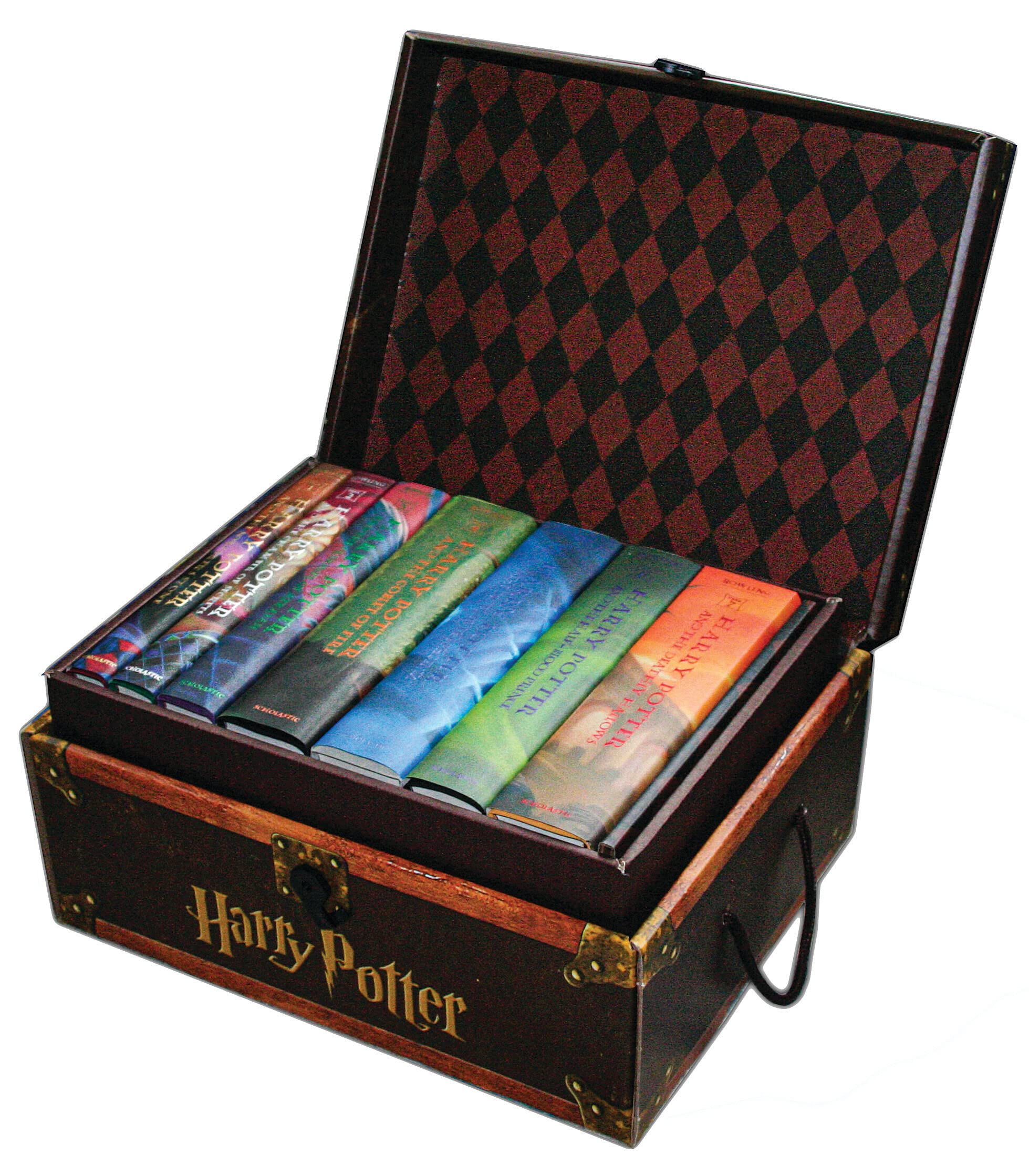 Harry Potter: Housed in a Collectible Trunk-like Box With Sturdy Handles, Lockable Lid, and Bonus Decorative Stickers (Harry Potter, 1-7) Non-fiction
