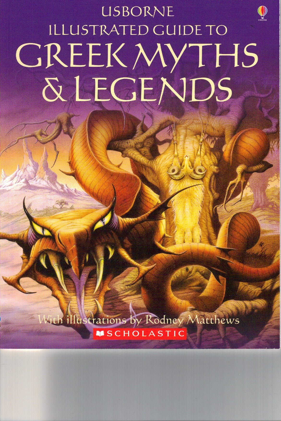 Usborne Illustrated Guide to Greek Myths and Legends Books