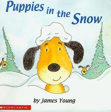 Puppies in the snow book