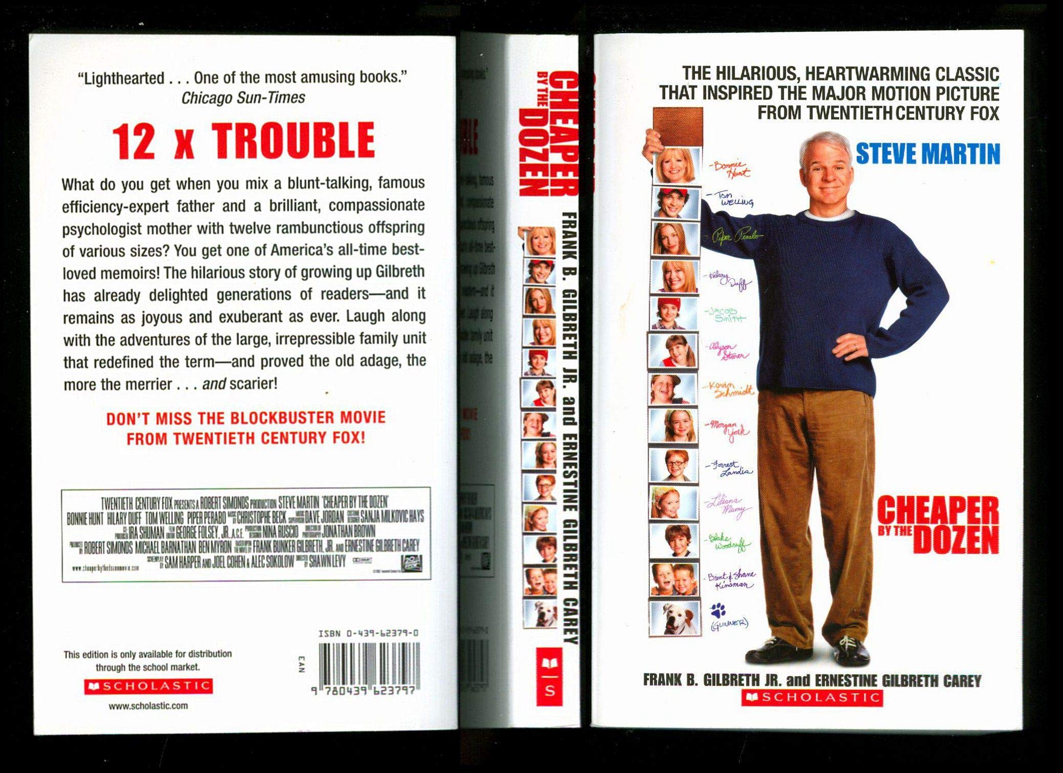 Cheaper by the Dozen Books