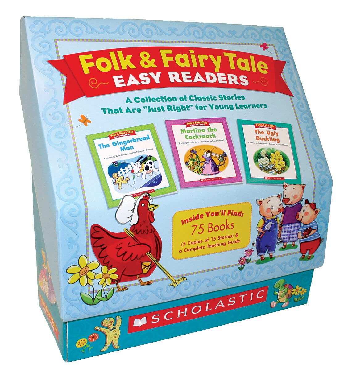 Folk & Fairy Tale Easy Readers: A Collection of Classic Stories That Are "Just Right" for Young Learners K-2 [With Easy Reader Books and Teaching Guid Education & Training