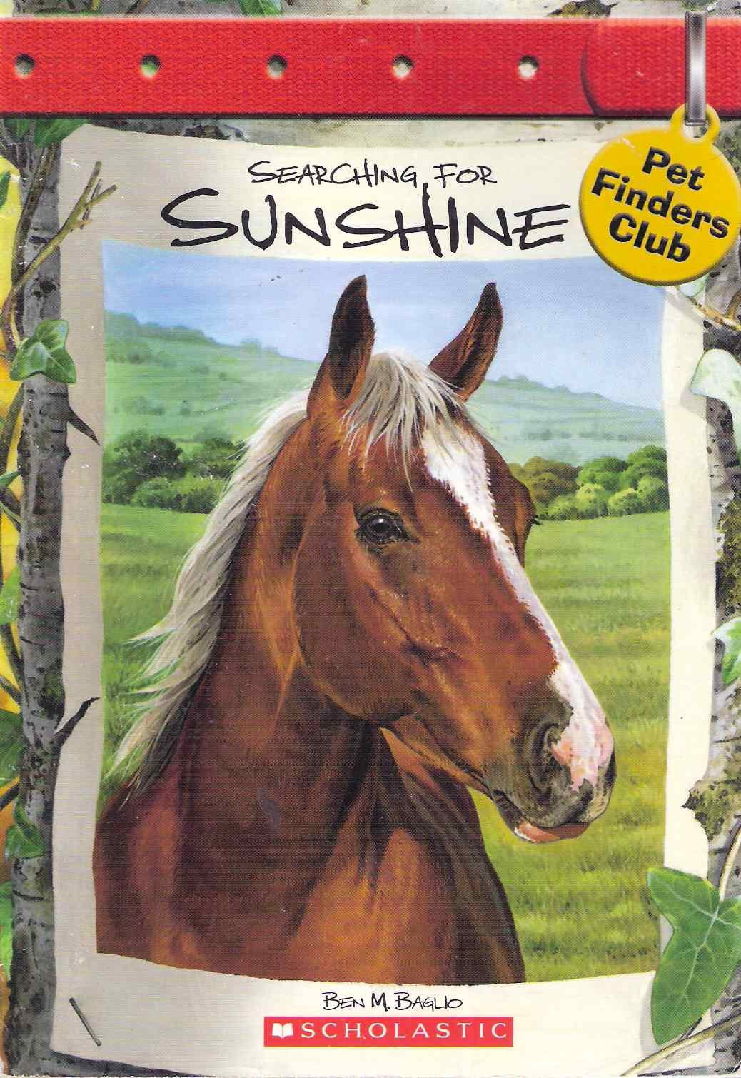 Searching for Sunshine (Pet Finders Club #5) by Baglio, Ben M. Books