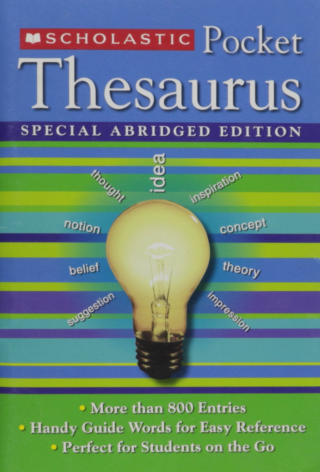 Scholastic Pocket Thesaurus Special Abridged Edition Books