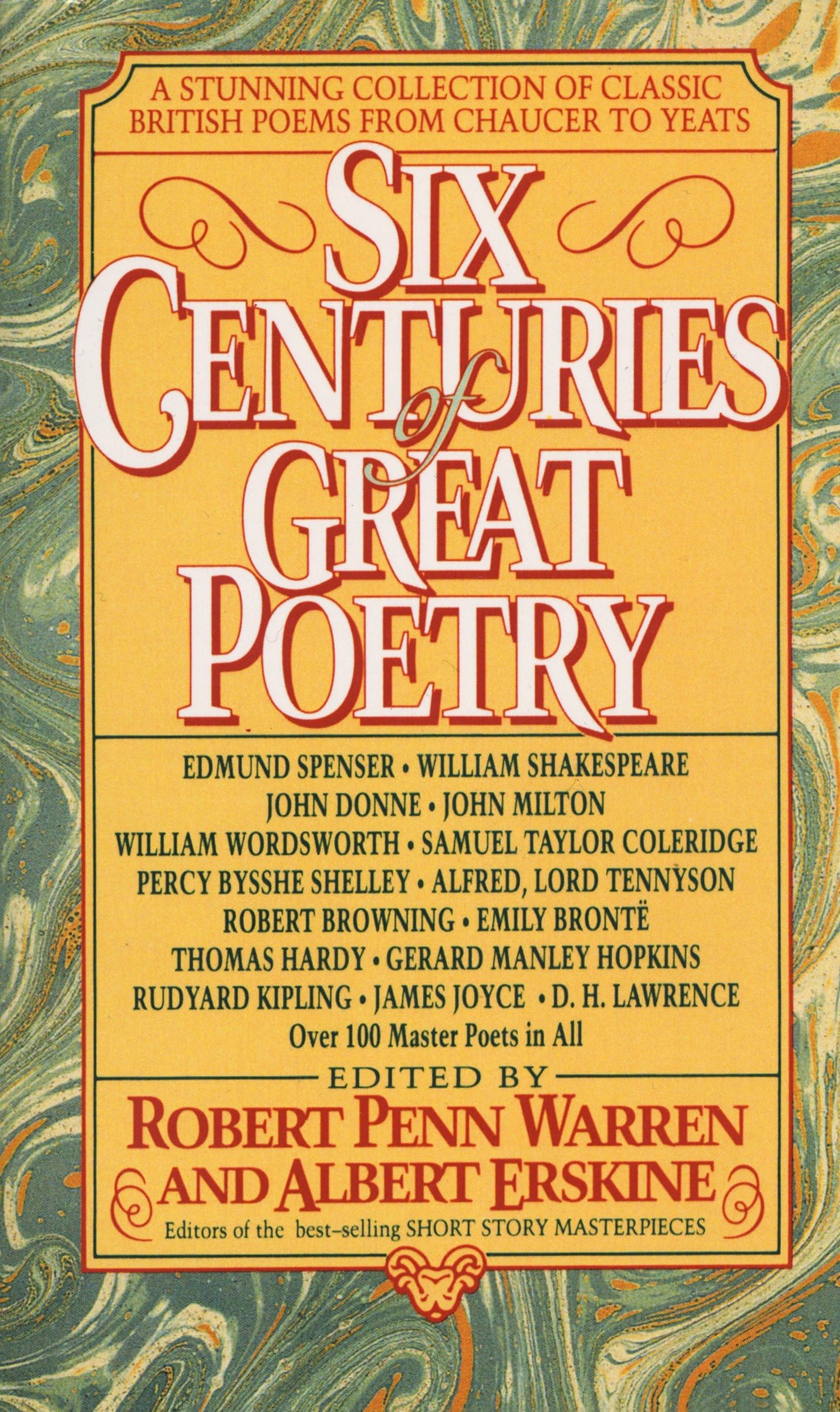 Six Centuries of Great Poetry Poetry