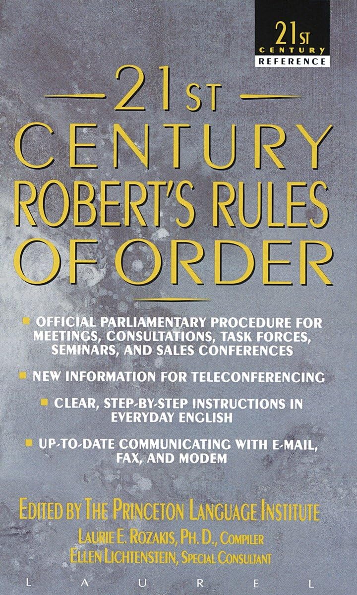 21st Century Robert's Rules of Order (21st Century Reference) Business, Finance & Career