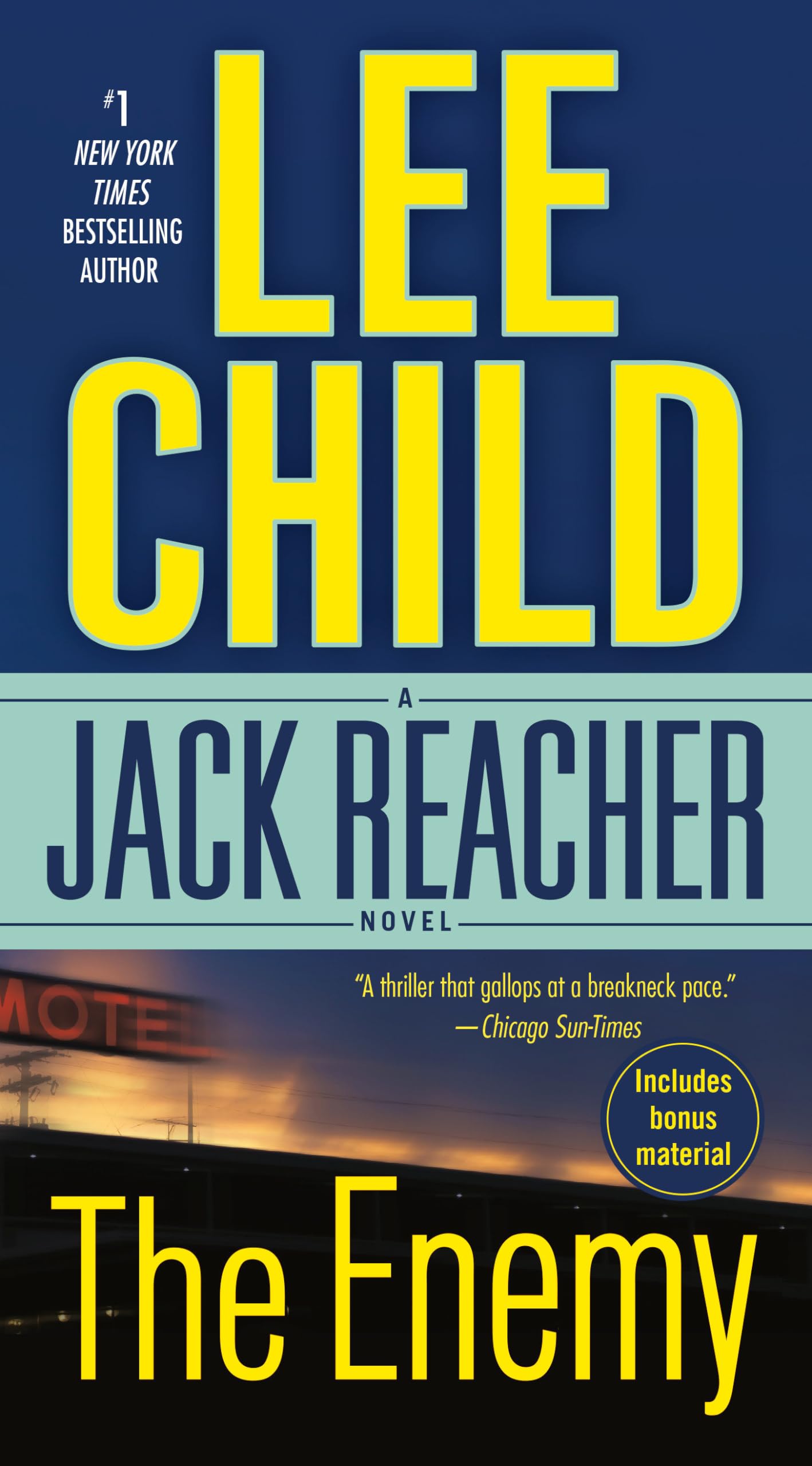The Enemy: A Jack Reacher Novel Action & Adventure
