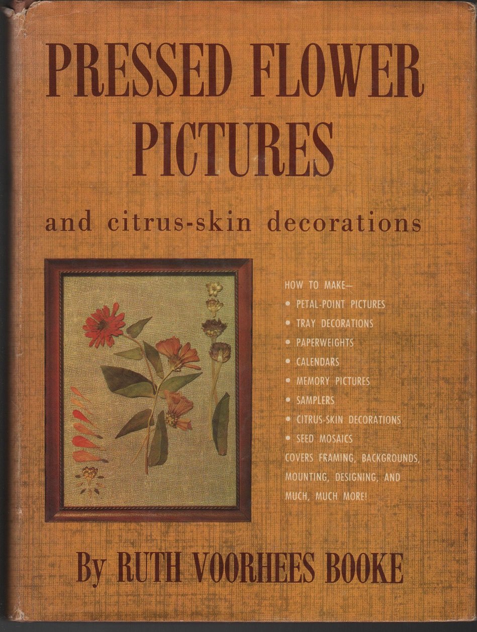 Pressed Flower Pictures and Citrus Skin Decorations Books