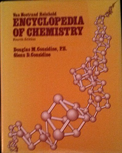 Van Nostrand Reinhold Encyclopedia of Chemistry Natural Sciences