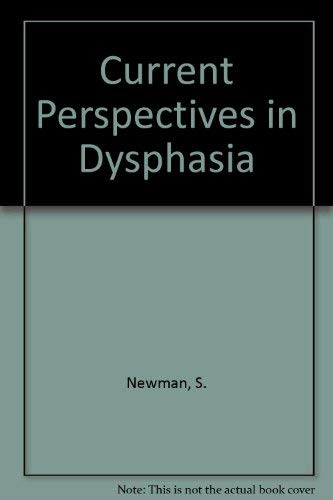Product Image: Current Perspectives in Dysphasia