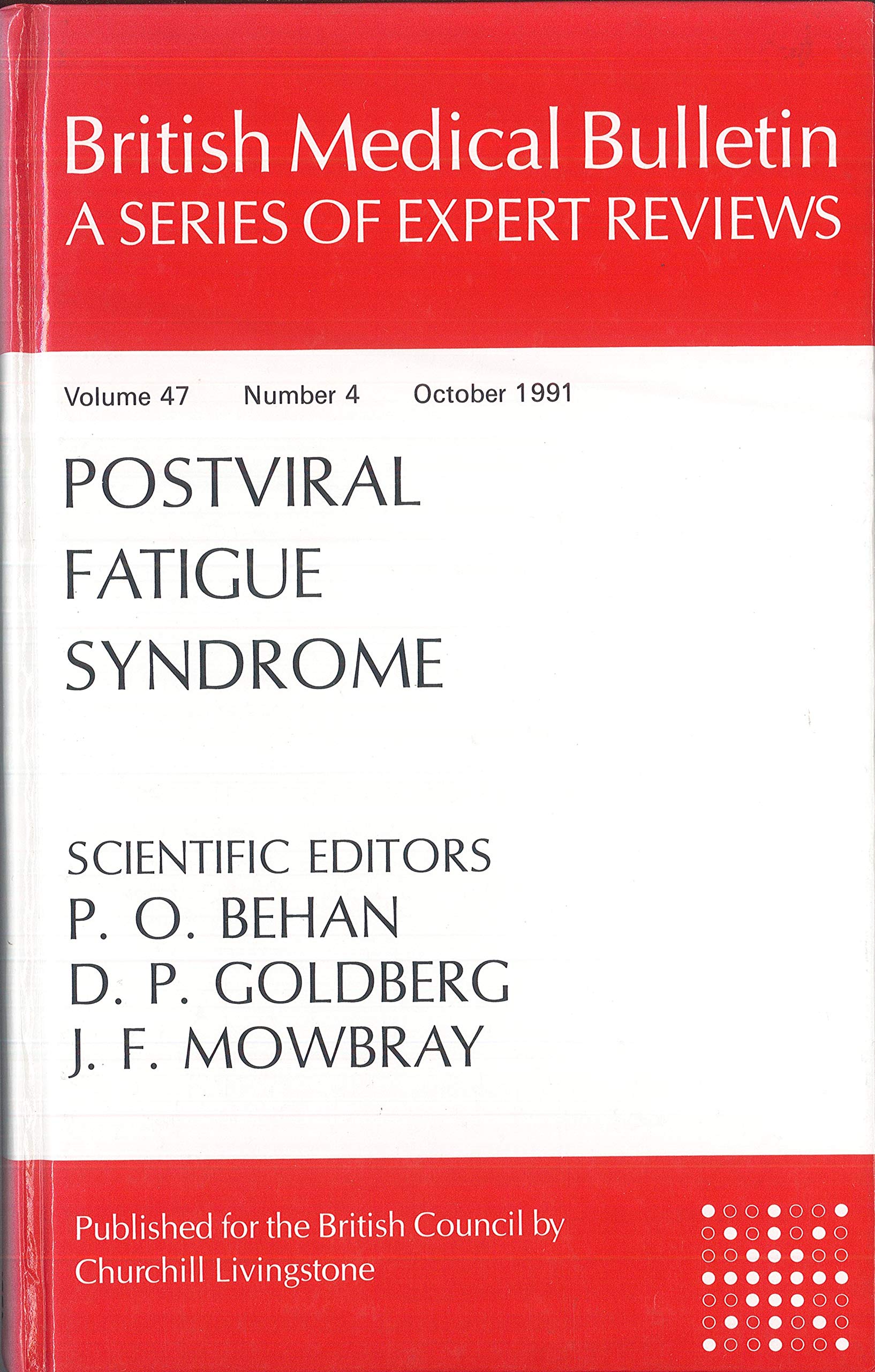 Post-viral Fatigue Syndrome (British Medical Bulletin) Medicine