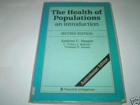 The Health of Populations: An Australian Introduction Books
