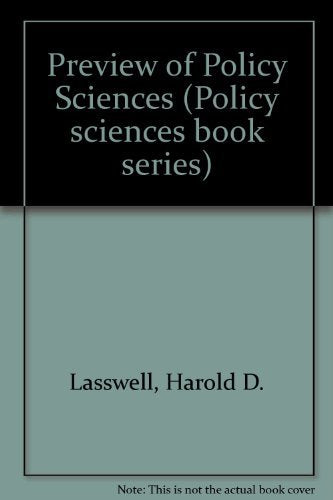 Product Image: Preview of Policy Sciences