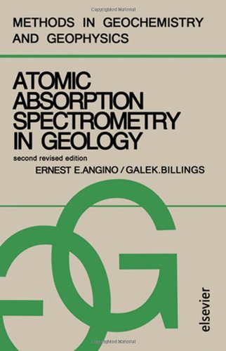 Atomic Absorption Spectrometry in Geology (Methods in Geochemistry and Geophysics) Books