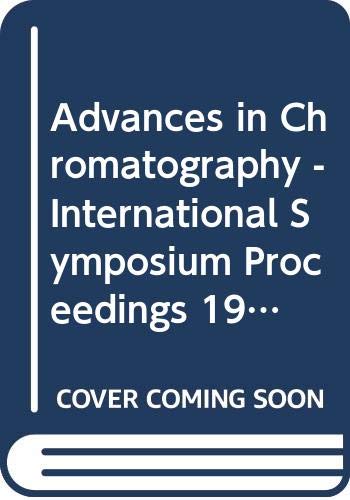 Houston (Advances in Chromatography - International Symposium Proceedings) Books