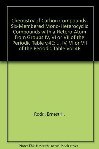 Second Supplements to the 2nd Edition of Rodd's Chemistry of Carbon Compounds Business & Technology