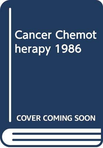 Cancer Chemotherapy 1986 Books