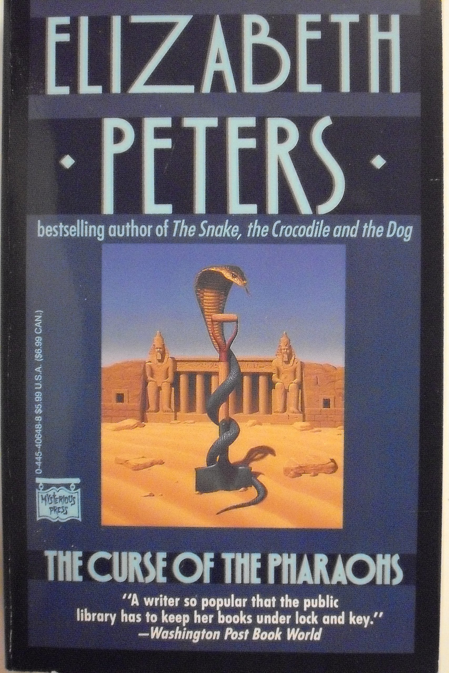 The Curse of the Pharaohs (Amelia Peabody, 2) Contemporary literature