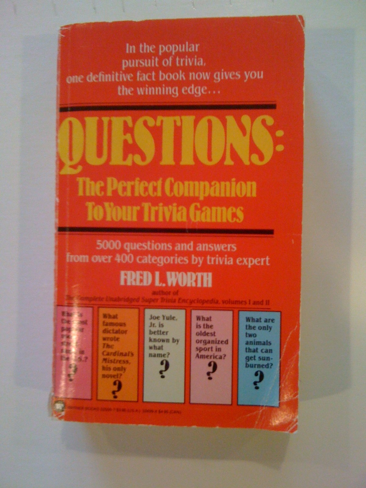 Questions: The Perfect Companion to Your Trivia Games Reference Books