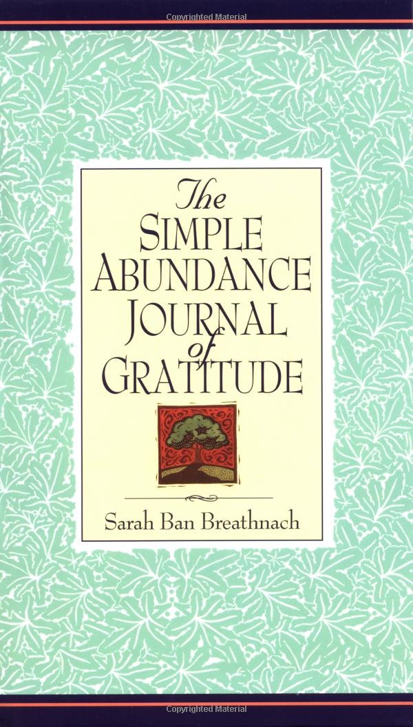 Simple Abundance Journal of Gratitude Reference Books