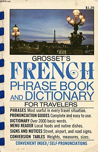 Grosset's French phrase book and dictionary, Books