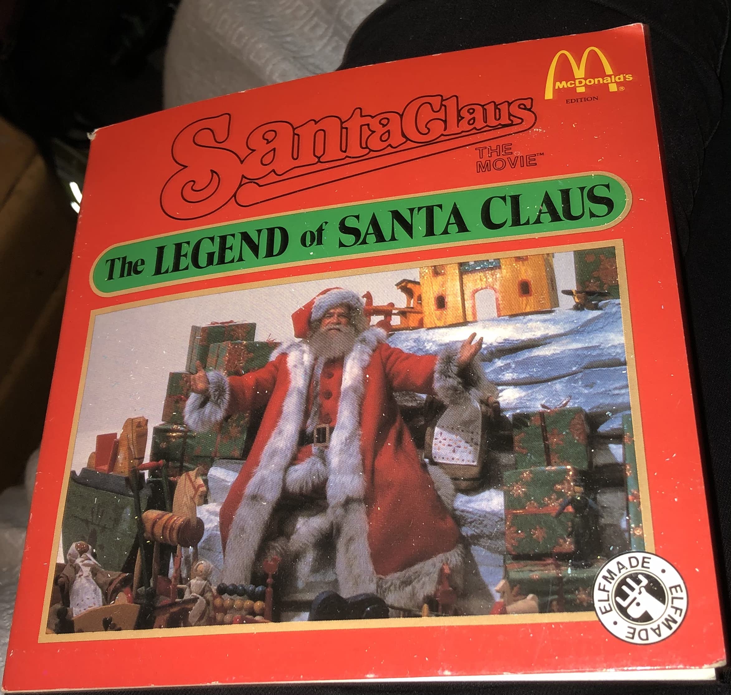 The Santa Claus Movie " the Legend of Santa Claus" Mcdonalds Version Books