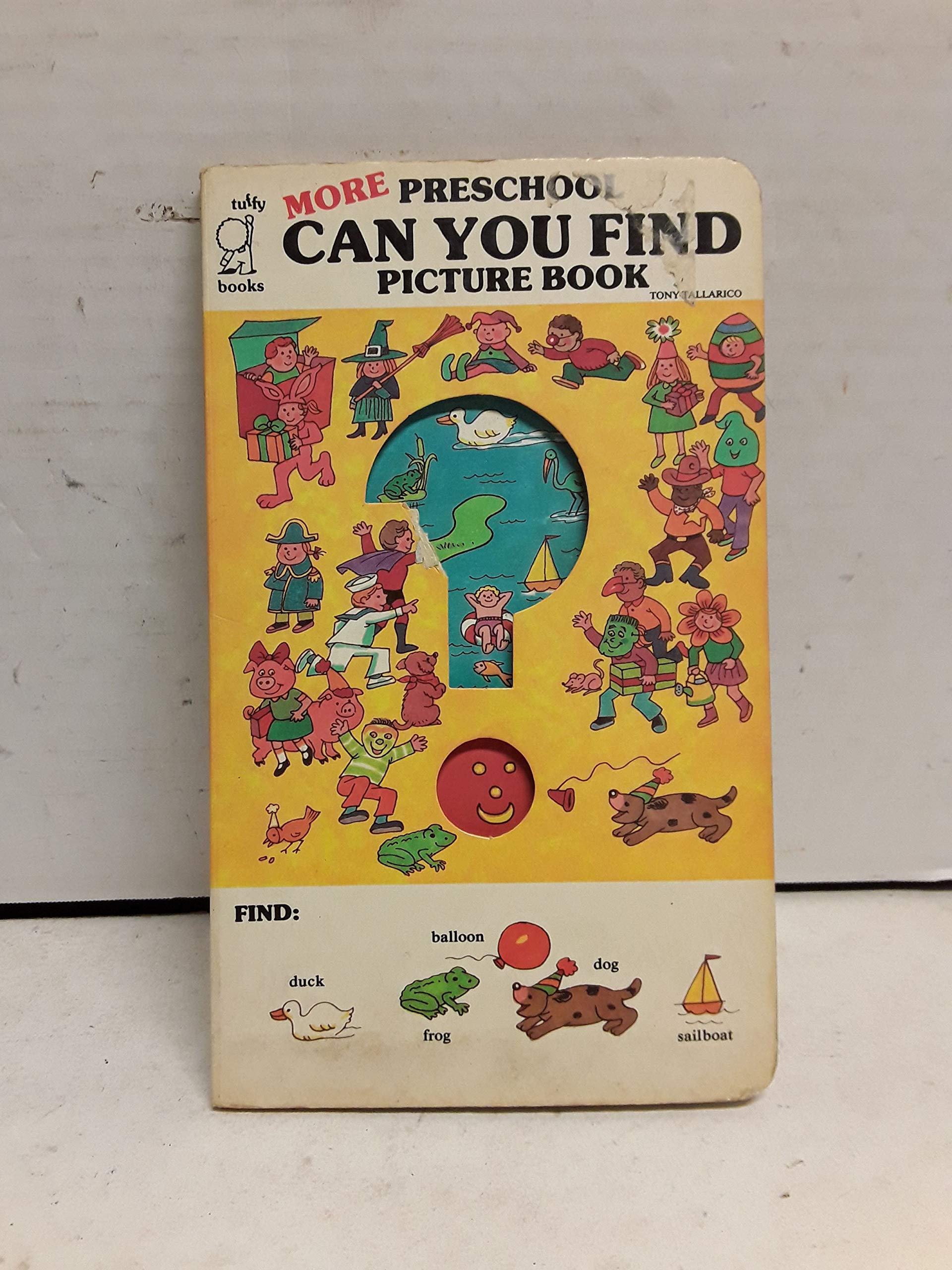 More Preschool Can You Find Picture Book book