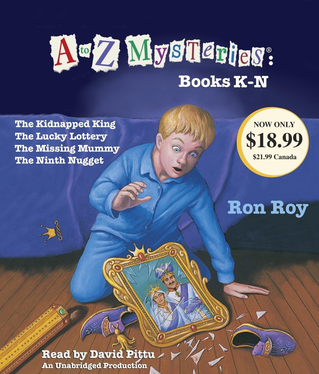 A to Z Mysteries: Books K-N: The Kidnapped King; The Lucky Lottery; The Missing Mummy; The Ninth Nugget Non-fiction