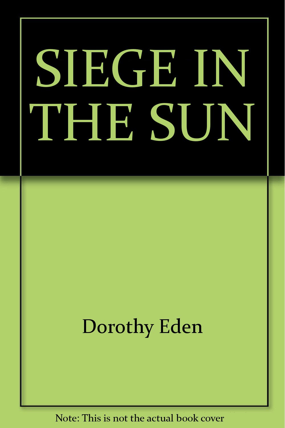 Product Image: SIEGE IN THE SUN