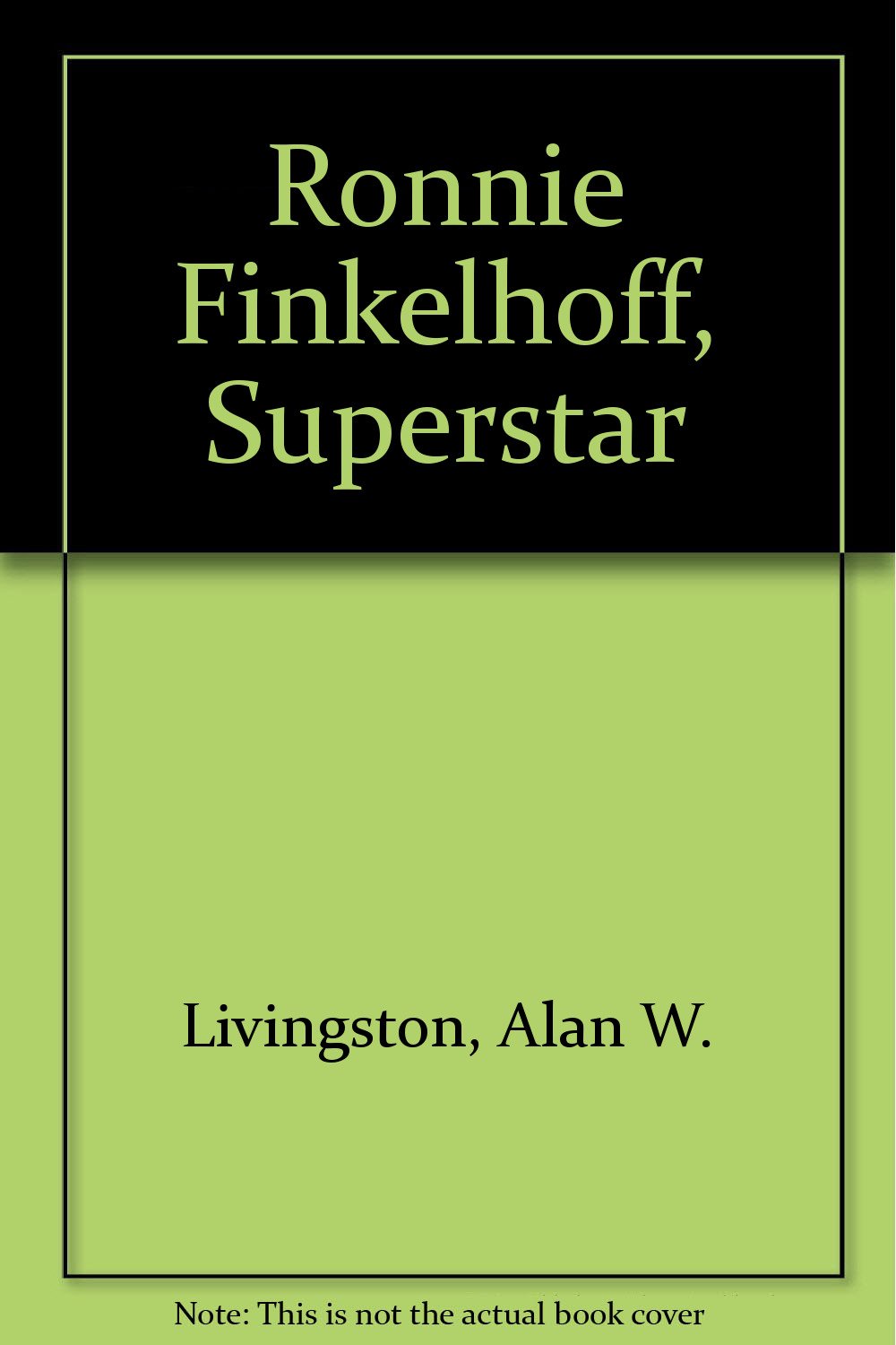 RONNIE FINKELHOF,SUPST Books