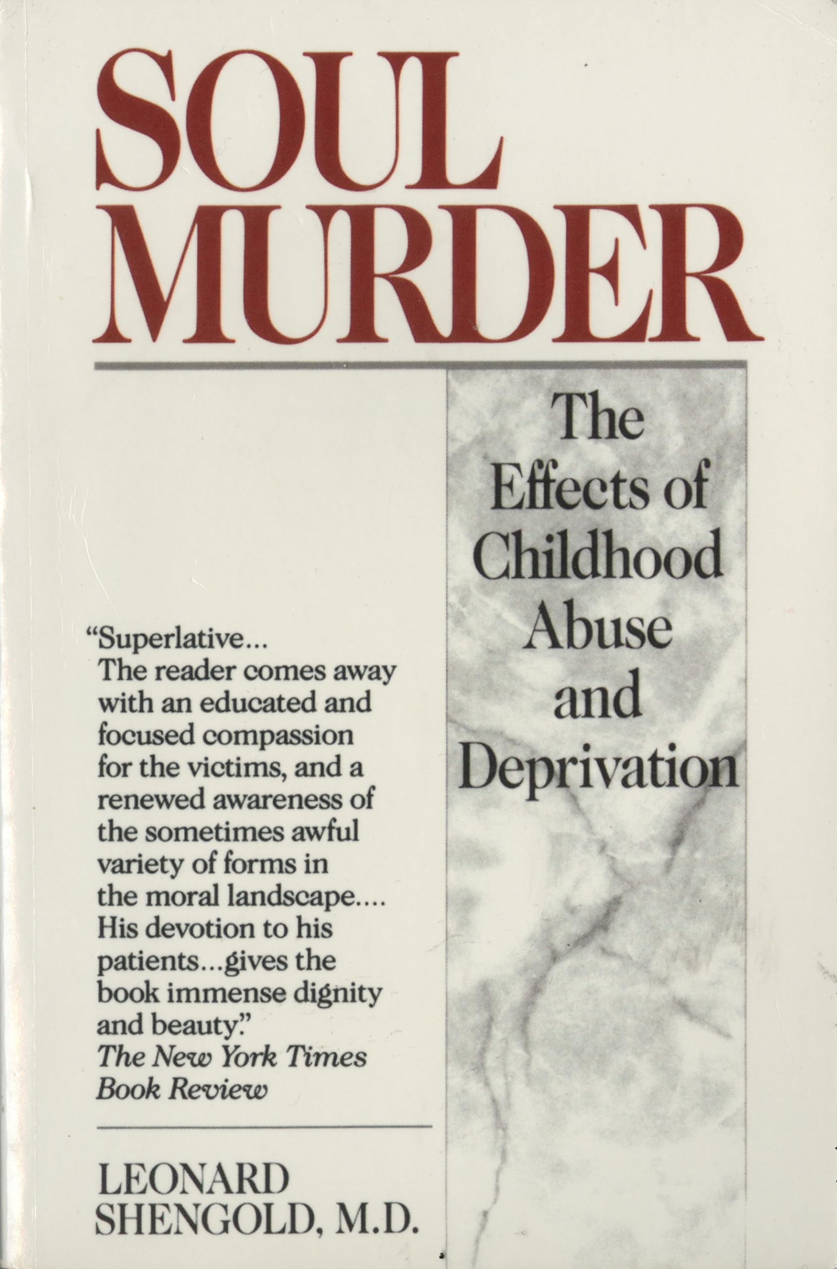 Soul Murder: The Effects of Childhood Abuse and Deprivation Psychology