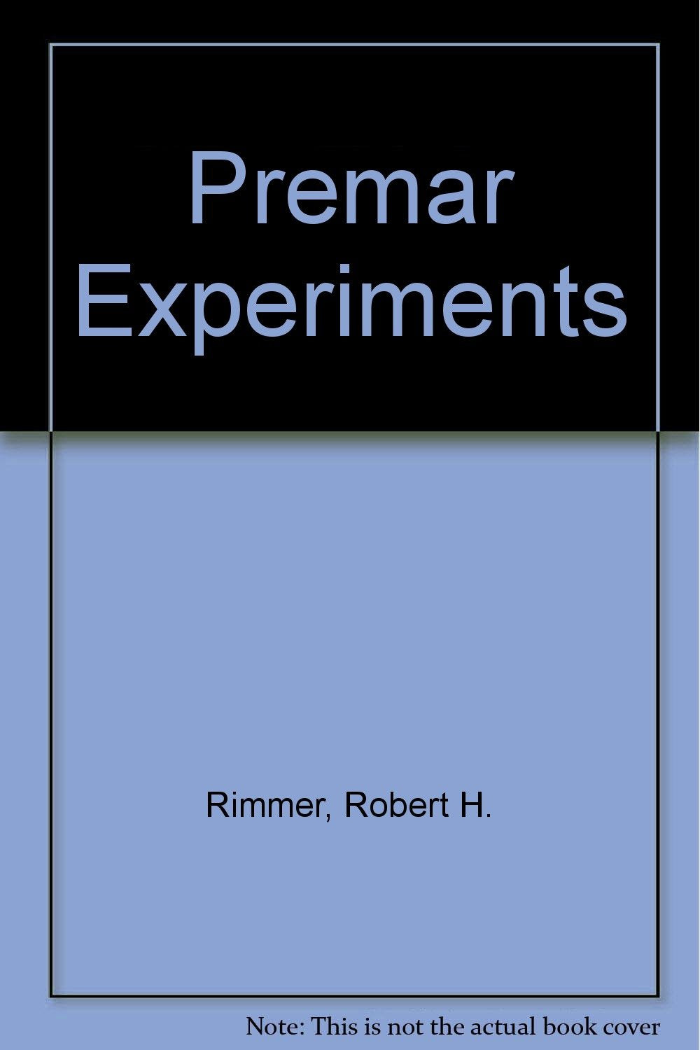Premar Experiments Books