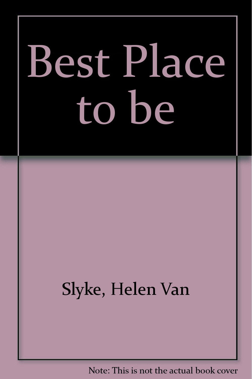 Product Image: Best Place to be