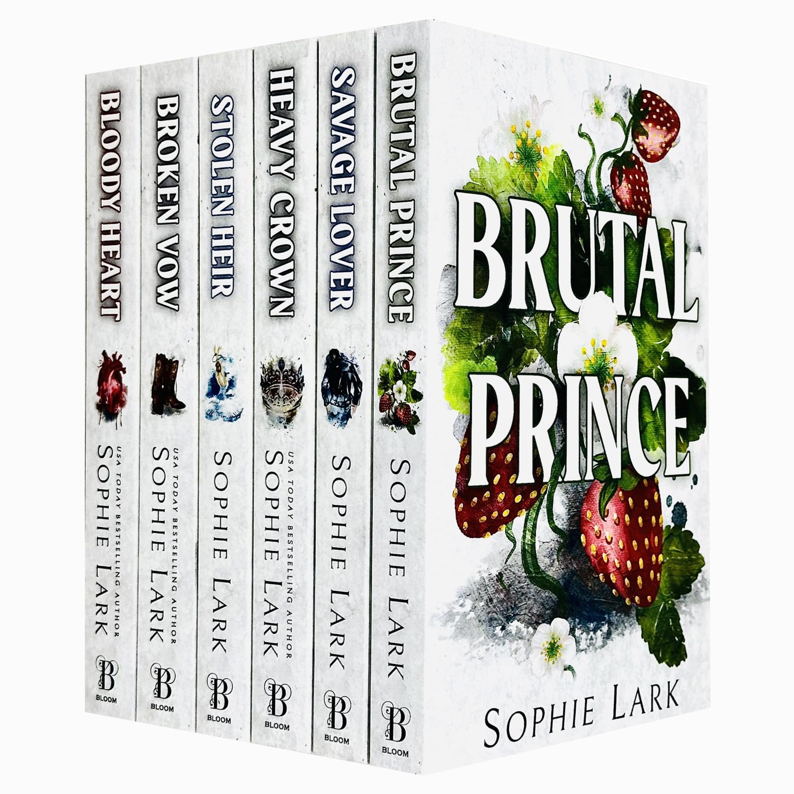Brutal Birthright Series 6 Books Collection Set (Brutal Prince, Stolen Heir, Savage Lover, Bloody Heart, Broken Vow & Heavy Crown) Children's books