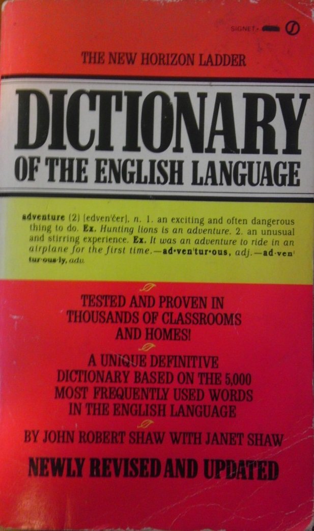 Ladder Dictionary of the English Language, The New Horizon Reference Books