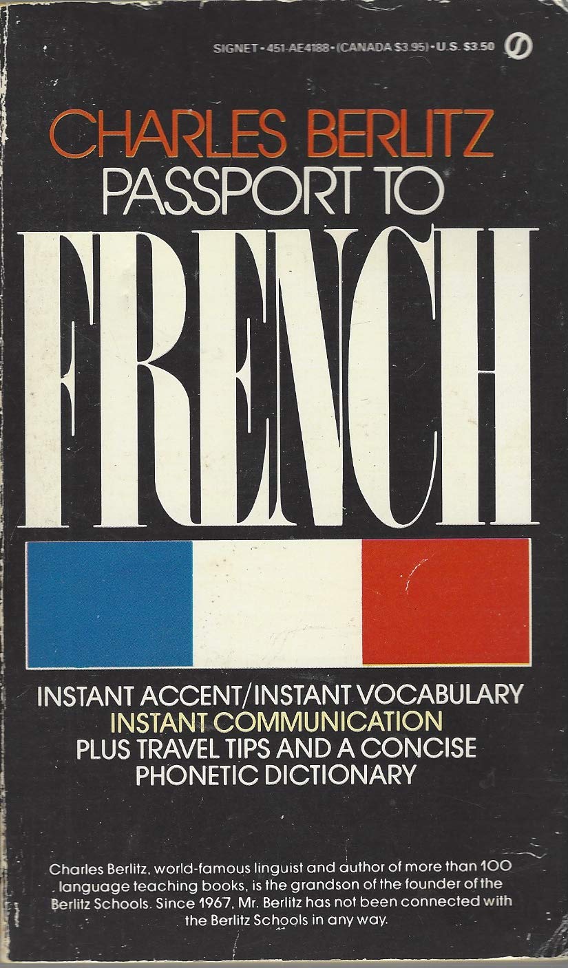 Berlitz Charles : Passport to French (Signet) Books