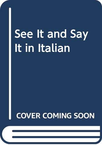 See It and Say It in Italian Reference Books